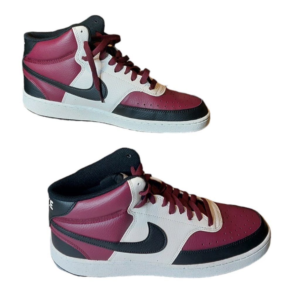 NWT MENS SIZE 10.5 NIKE COURT VISION MID TOP SHOES